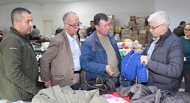 Başkan Deveciler Burhaniye’ye Gelen Değremzedeleri Ziyaret Etti