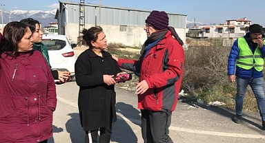 Başkan Eriş deprem bölgesinde