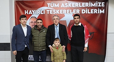 Başkan Savran, Asker Uğurlama Törenine Katıldı
