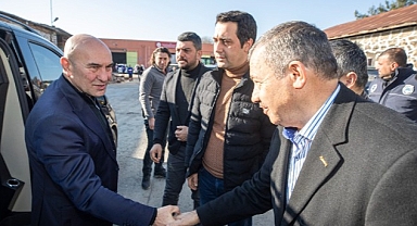 Başkan Soyer, Erzin Belediye Başkanı Elmasoğlu’nu ziyaret etti “Bilimin ışığında ilerlemek zorundayız”