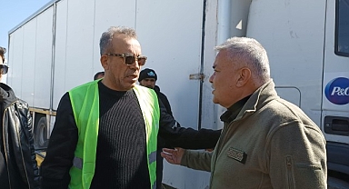Başkan Tekin deprem bölgesinde