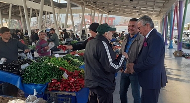 Başkan Topaloğlu, Kuzdere Pazar esnafıyla bir araya geldi