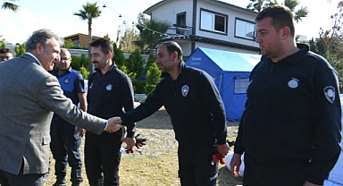 Bornova'nın çadırları deprem bölgesinde