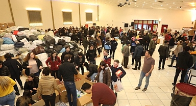 Buca afet bölgesiyle tek yürek