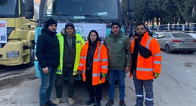 Burhaniye Belediyesi’den Afet Bölgesine Giden İş Makineleri Hatay’da