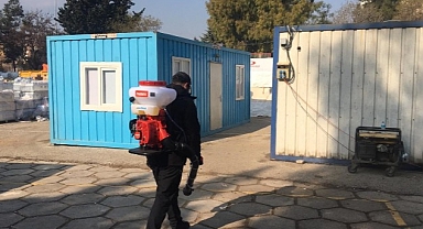 Büyükşehir, deprem bölgesinde salgın riskine karşı önlem alıyor