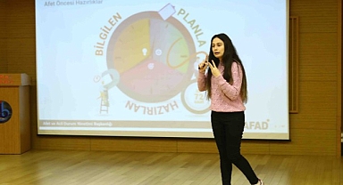 Çocuklara deprem bilinci dersi