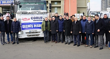Çorlu Halkı Deprem Bölgesi İçin Kenetlendi