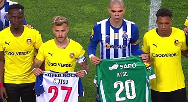 Depremde hayatını kaybeden Christian Atsu, Porto - Rio Ave maçından önce anıldı