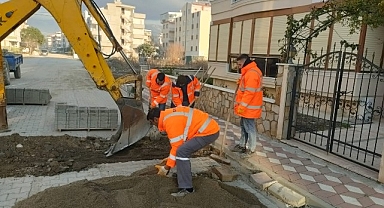 Doğalgaz Çalışmasında Bozulan Yollar Yenileniyor