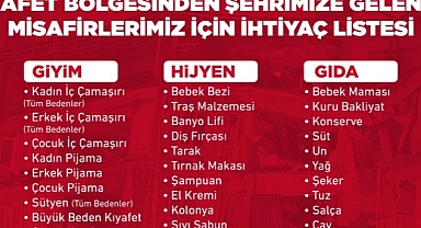 Efes Selçuk Belediyesi’nden Kente Gelen Depremzedelere Destek