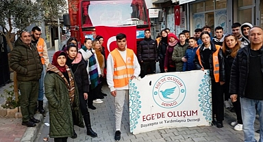 Egede Oluşum Derneği Depremzedeleri Yalnız Bırakmıyor
