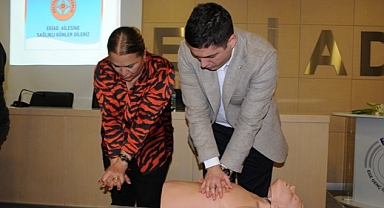 EGİAD'dan Deprem Sonrası İlk Yardım Eğitimi