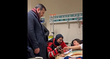 Enkaz altından çıkarılan İlayda, Bağcılarlı kahramanlarıyla buluştu