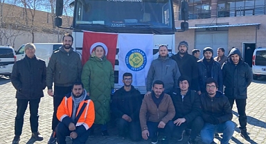 Harran Üniversitesi’nin Bir Yardım Konvoyu Daha Deprem Bölgesine Gönderildi