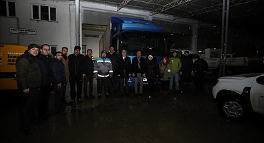 İnegöl Belediyesi Yemek Tırı Deprem Bölgesine Hareket Etti