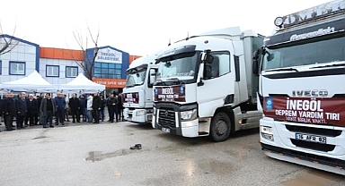 İnegöl’den Deprem Bölgelerine Yardım Eli
