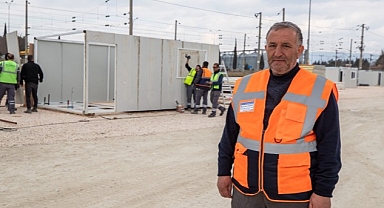 İzmir Büyükşehir, Kahramanmaraş'ta 232 konteynerli kent kuruyor
