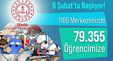 İzmir İl Milli Eğitim Müdürlüğü 79.355 Öğrenciye Ücretsiz Yemek Hizmeti Verecek