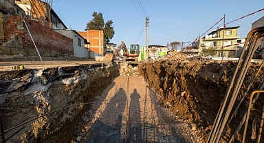 İZSU'dan Karabağlar'a 7 km'lik yağmur suyu hattı