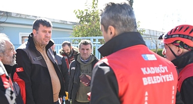 Kadıköy Belediye Başkanı Şerdil Dara Odabaşı Afet Bölgesinde