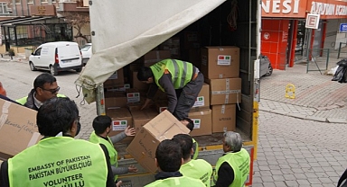 Kardeş Pakistan’dan Keçiören Belediyesi Yardım Merkezine Destek