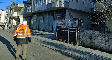 Keçiören Belediyesinin Uzman Ekipleri Hasar Tespit İçin Sahada