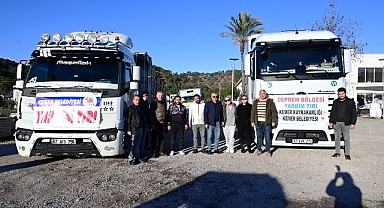 Kemer’den deprem bölgesine 6 yardım tırı
