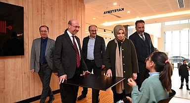Leyla Şahin Usta’dan Yeni Nesil Şehir Kütüphanesi’ne Ziyaret