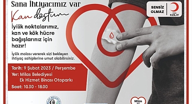Milas Belediyesi, Depremzedeler İçin Kan Verecek