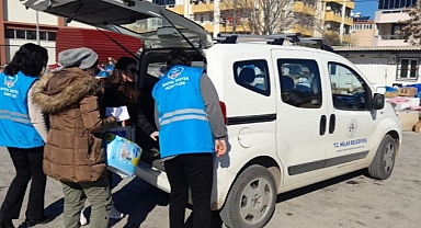 Milas Belediyesi, Hem Deprem Bölgesindeki Hem de Milas’taki Depremzedeler İçin Çalışmalarını Sürdürüyor