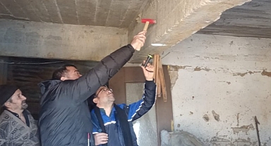 Muğla Büyükşehir Ekiplerinden 1376 Binada Hasar Tespit Çalışması