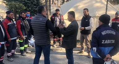 Nevşehir Belediye Başkanı Dr. Mehmet Savran Hatay'da