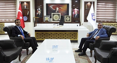 Rektör Gavgalı'dan Belediye Başkanı Savaş Kalaycı'ya İdeyi Ziyaret