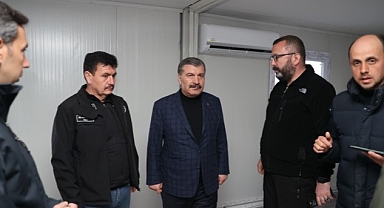 Sağlık Bakanı Koca, Defne'deki Kocaeli Büyükşehir Hastanesi'ni inceledi