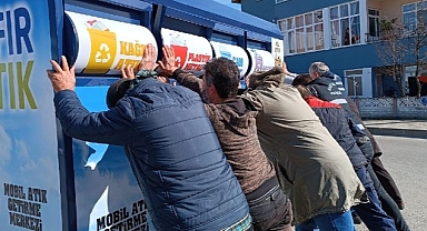 Saray Belediyesi'nden 3 Mahalleye Mobil Atık Getirme Merkezi