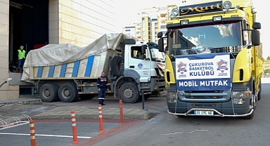 Yenişehir Belediyesinin yardım tırları bölgeye gönderildi