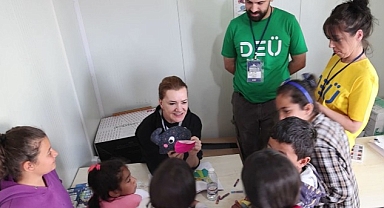 Adıyaman'daki DEÜ Oyuncak Atölyesi Çocuklarla Buluşmaya Devam Ediyor