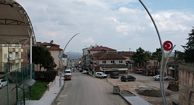 Akmeşe Menderes Caddesi yenilendi