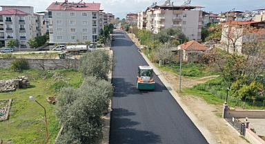 Aydın Büyükşehir Belediyesi Kuyucuk’ta Yol Yapım Çalışmalarını Sürdürüyor