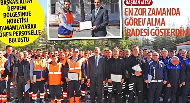 Başkan Altay: “En Zor Zamanda Görev Alma İradesi Gösterdiniz”