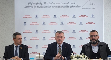 Başkan Büyükakın, İzmitli muhtarlarla bir araya geldi