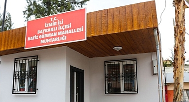 Bayraklı’da 5 muhtarlık binası daha yenilendi
