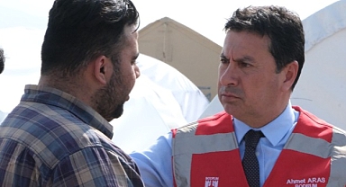 Bodrum Belediye Başkanı Ahmet Aras yeniden deprem bölgesinde