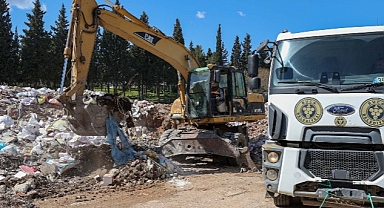 Buca Belediyesi’nden kaçak molozla mücadele