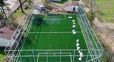 Büyükşehir, köylere futbol sahası kazandırıyor