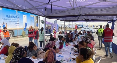Çadır kentte 8 Mart kutlaması