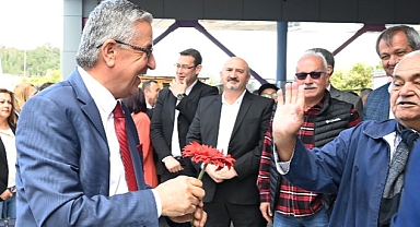 Çamyuva kapalı pazar yeri dualarla açıldı