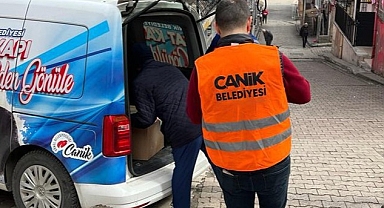 Canik Belediyesi’nden İhtiyaç Sahibi Vatandaşlara Ramazan Kumanyası 