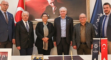 CHP ve İyi Parti’den Başkan Çerçioğlu’na Nezaket Ziyareti